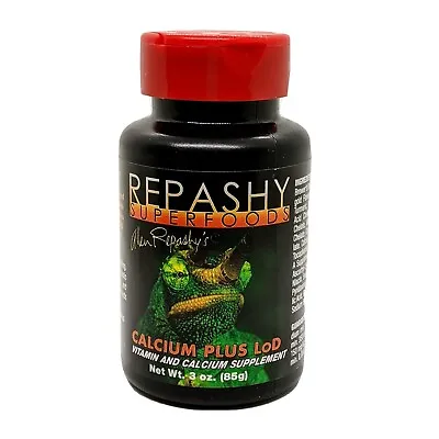 $11.50 • Buy Repashy Calcium Plus LoD Vitamin & Calcium Powder 3 Oz Bearded Dragon Iguana