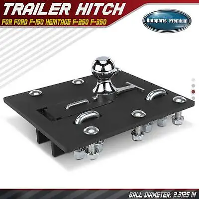 Over Bed Folding Ball Gooseneck Trailer Hitch For Ford F-150 80-12 F-250 F-350 • $105.99