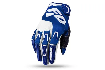 UFO Iridium Motocross Race Gloves Blue White -  All Sizes • $54.69