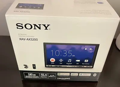 Sony XAV-AX3200 6.95  AM FM Bluetooth Car Stereo W/ Apple CarPlay & Android Auto • $315