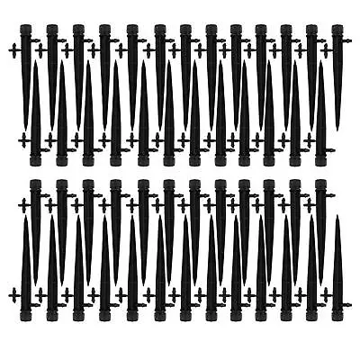 Adjustable Water Flow Irrigation Drippers On Stake Emitter Drip Sprinklers 50Pcs • $17.99