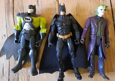 DC Universe 3.75  Inch Dark Knight Rises Batman And Joker Action Figures • £4