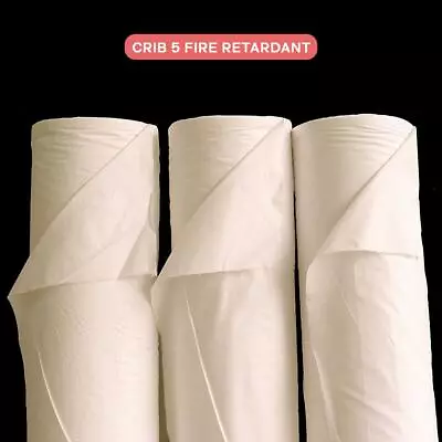 Fire Retardant Cotton Canvas Calico Crib 5 Upholstery Interlining Barrier Cloth • £1.35