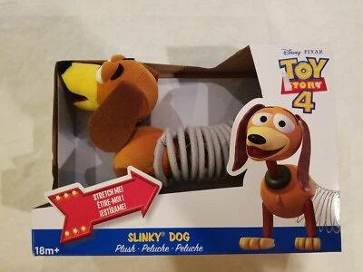 $32.88 • Buy Rare Disney Pixar Toy Story 4 2018 Slinky Dog 12  Plush Toy NEW IN BOX FREE S/H