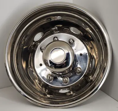 99-04 FORD F450 F550 SD PHEONIX 8x225 LUG 19.5 Rear Wheel Simulator Stainless • $99.99