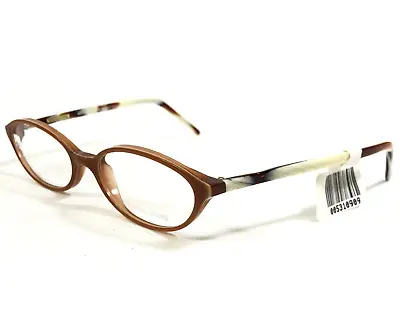 Michael Kors Petite Eyeglasses Frames MK 18030 BR Brown Ivory Horn 50-16-135 • $79.99