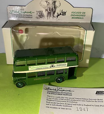 £5.50 • Buy Lledo Bristol Lodekka Bus  For David Shepherd Mint/boxed Cert (a8)