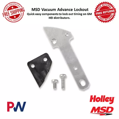 MSD Vacuum Advance Lockout For GM HEI Distributors Quick Easy Install #88364 • $57.55