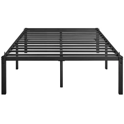 18  Metal Bed Frame Platform Heavy Duty Steel Slat Support No Box Spring Needed • $59.99