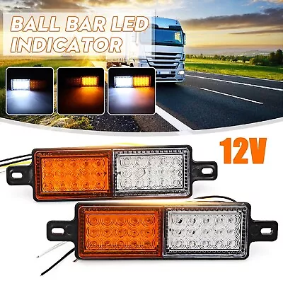 LED Bullbar Indicator Lights Front DRL Amber Park For ARB TJM Marker Lamp Light • $29.99