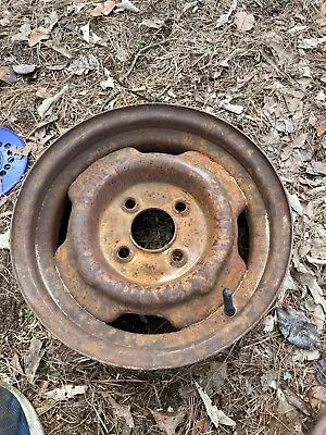 1980s 1970s? Ford 4 Lug Steel Rim Wheel 13x5 4x108mm Bolt Pattern Pinto? Escort? • $75