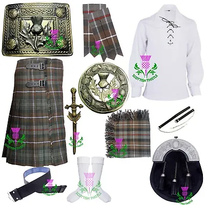 Full Scottish Dress Attire Set 10pcs Weathered Mackenzie/Scottish Formal Dress • £124.99