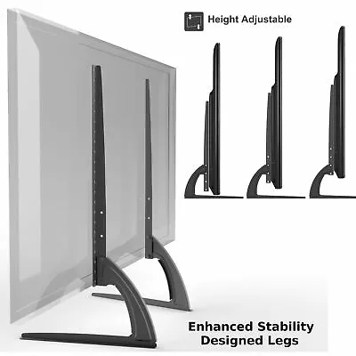 $39.95 • Buy Universal Table Top TV Stand Legs For Toshiba 32C120U, Height Adjustable