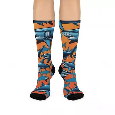 Sharks! Cushioned Crew Socks • $11.45