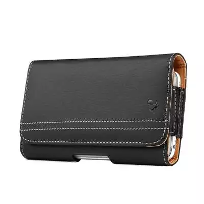 For Samsung Galaxy A15 5G - PU Leather Belt Holster Clip Magnetic Pouch • $11.99