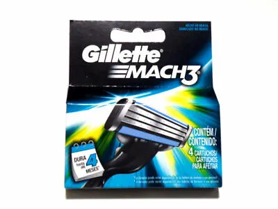 Gillette Mach3 Mach 3 Refill Razor Blades Pack Of 10 New Sealed • $15.99