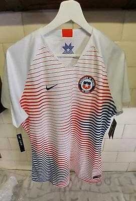 £39.99 • Buy CHILE Nike Away Football Shirt Womens Soccer Jersey Ladies Size 16 XL Top 2018 