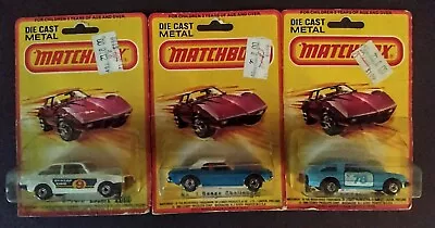 Vintage Matchbox Challenger Celica And Ford Escort Still In Blister Packs • $20