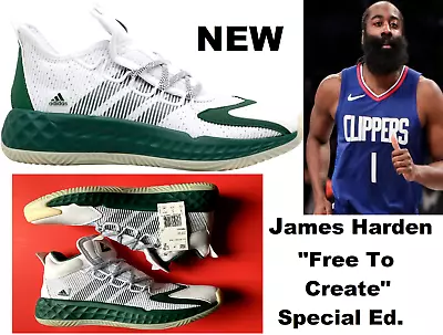 NEW Adidas Pro Boost NBA James Harden Lightstrike Mid Basketball Shoes Men's 9.5 • $34.95