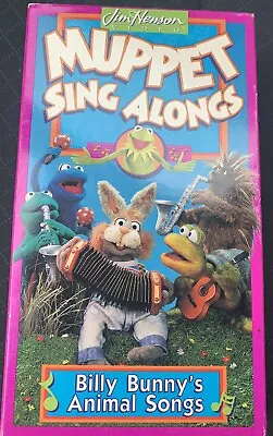 Muppet Sing-Alongs - Billy Bunnys Animal Songs (VHS 1993) • $9.95