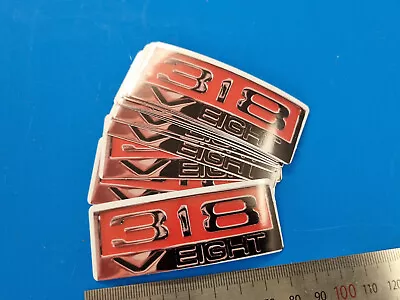 $2.75 • Buy Chrysler Valiant 318 Badge Copy Decal Sold  SET OF 2  Hi Quality Outdoor Vinyl