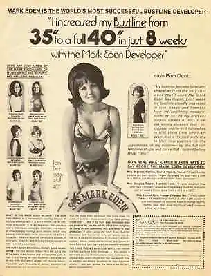 1971 Vintage Ad Mark Eden Bustline DEveloper 5  In 8 Weeeks!' -021613 • $9.99