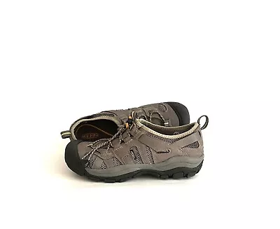 KEEN Men's Water Shoes Walking Hiking Waterproof Closed Toe Sandals Brown Size 8 • $19