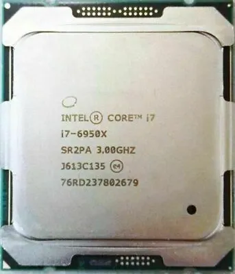 Intel Core I7 6950X CPU Processor Extreme Edition 25M Cache 10 Cores 3.50 GHz • £165