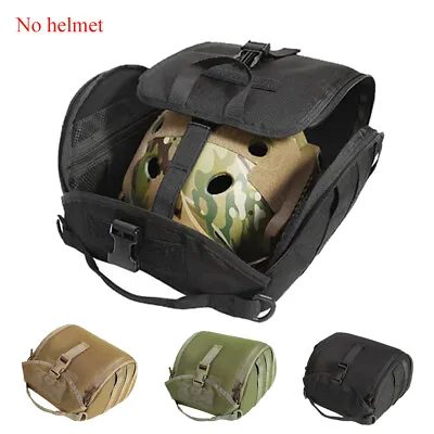 Tactical Helmet Bag Gear Bag Storage Motorcycle Helemt Portable Carrying Case US • $24.89