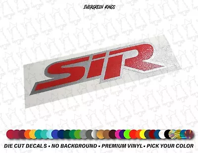 Civic SiR JDM Rear Hatch Trunk Decal Emblem For Civic EK EG EF Si DOHC VTEC B16 • $12