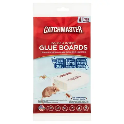 Catchmaster Mouse And Insect Glue Board Traps 4 Ct • $4.99