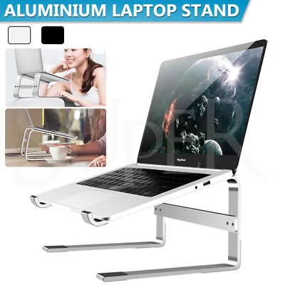 $17.99 • Buy Portable Aluminium Laptop Stand Tray PC Tablet Holder Cooling Riser Ergonomic AU