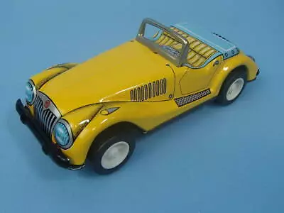 Tin Car Toy Friction Car MG Car Yellow • $91.84