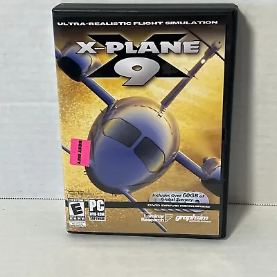 X-PLANE 9 Flight Simulator Game • PC DVD-ROM (6 Disc Set - 2009) With MANUAL • $8