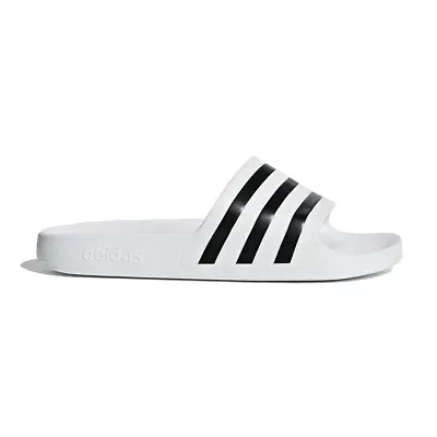 $47.95 • Buy Adidas Adilette Aqua Slides Sandals - Unisex - White/Black/White