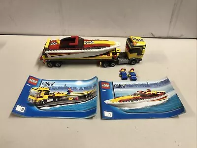 Lego City 4643 Speed Boat Transporter  Including Instruction • $40