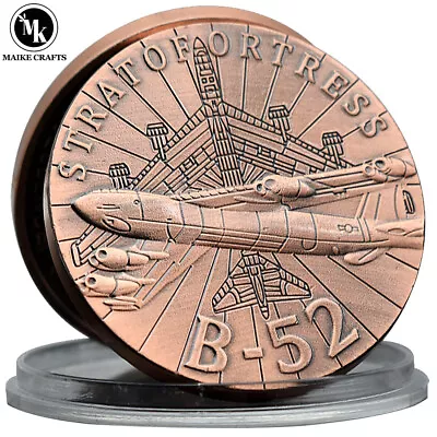 US B- 52 Bomber Challenge Coin Stratofortress Metal Copper Coin Collection Gift • £3.36