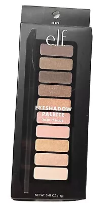 $10 • Buy Elf Need It Nude Eyeshadow Palette, Highlight, Shade And Define, Ten Nude Shades