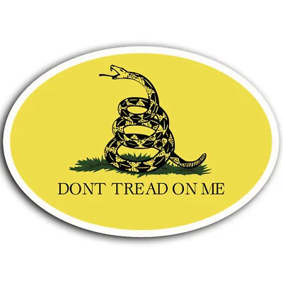 $3.50 • Buy Don't Tread On Me Gadsden Flag Vinyl Sticker Car Truck Window Decal USA Gun 2nd