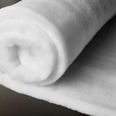 £3.01 • Buy Polyester Wadding High Loft 4oz 6oz Batting White Quilting Upholstery Dracon 60 