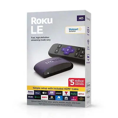 Roku LE HD Streaming Media Player Wi-Fi® Enabled With High Speed HDMI  • $23.99