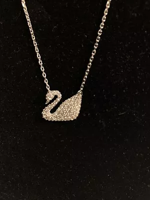 Swarovski Crystal Swan Necklace 5007735  Best Offers Considered • $65