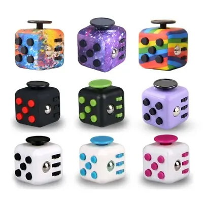 Fidget Cube Spinner Stress Relieving Sensory Finger Toy For Anxiety ADHD Autism • £7.99