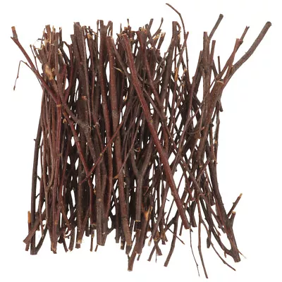  Long Wooden Sticks Craft Twigs Branch Willow Branches Ornament Manual • £10.59