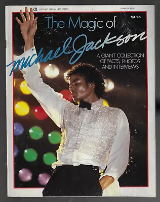 The MAGIC Of MICHAEL JACKSON Softcover Book 1984 SCARCE OOP Many Photos EXCELL • $12