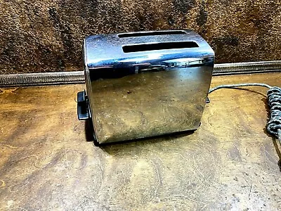 Vintage Mid Century KitchenHamilton Beach Toaster Model 3T Chrome USA • $74.99