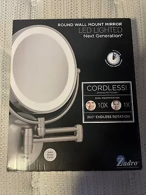 Zadro Round Wall Mount Mirror LED Lighted • $100