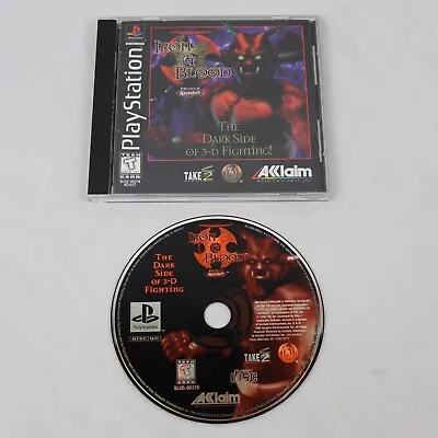 Advanced Dungeons And Dragons Iron And Blood PlayStation PS1 With Manual Tested • $16.95