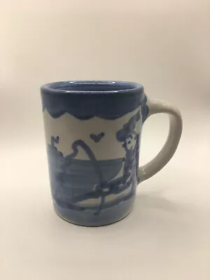 Hadley Fisherman Mug Hand Painted Art Pottery • $40