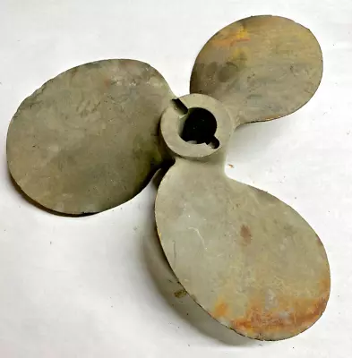 Antique Vintage Bronze / Brass  3 Blade Marine Boat Propeller Prop 9-1/2 • $74.95